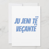 DANK JE KAART IN ALBANIË (Achterkant)