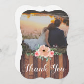 Dank je | Kaart na bruiloft (Voorkant / Achterkant)