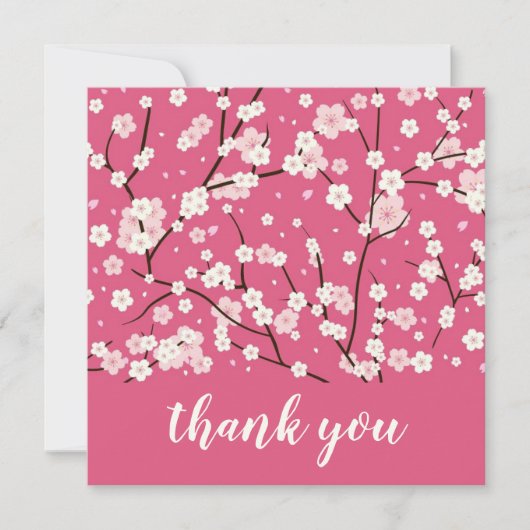 DANK JE KAART : SAKURA CHERRY BLOSSOMS (Voorkant)