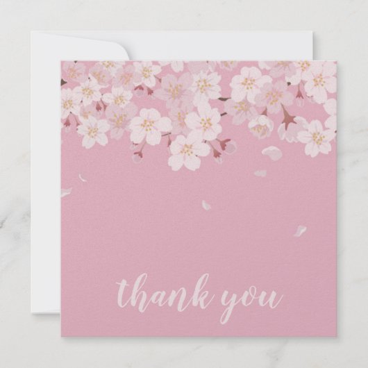 DANK JE KAART : SAKURA CHERRY BLOSSOMS (Voorkant)
