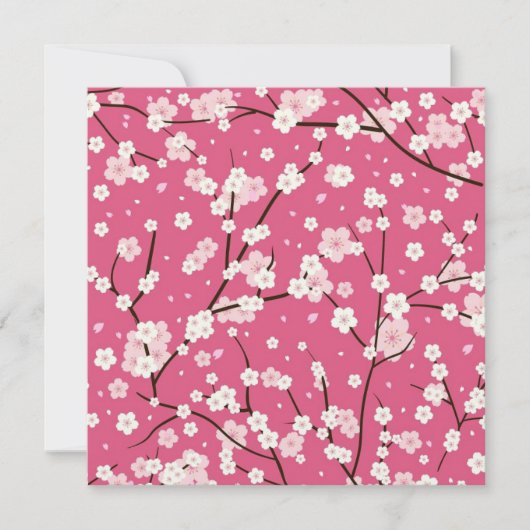 DANK JE KAART : SAKURA CHERRY BLOSSOMS (Voorkant)