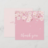 DANK JE KAART : SAKURA CHERRY BLOSSOMS (Voorkant / Achterkant)