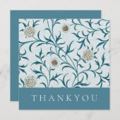 DANK JE KAART : WILLIAM MORRIS : FLORAL DESIGN (Voorkant / Achterkant)