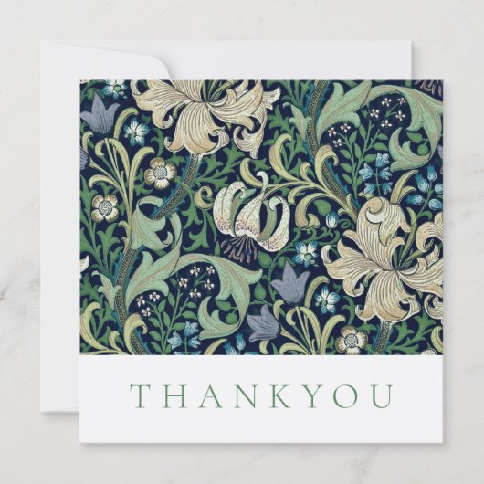 DANK JE KAART : WILLIAM MORRIS : HONEYSUCKLE (Voorkant)