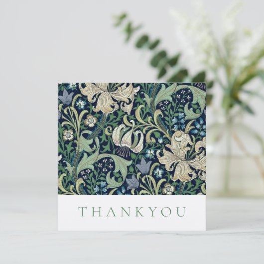 DANK JE KAART : WILLIAM MORRIS : HONEYSUCKLE (Staand voorkant)