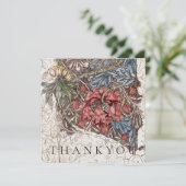 DANK JE KAART : WILLIAM MORRIS HONEYSUCKLE +TULIP (Staand voorkant)