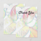 "Dank je"-kaarten Bedankkaart (Voorkant / Achterkant)