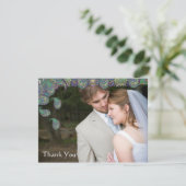 Dank je kaarten met je trouwfoto (Staand voorkant)