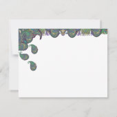 Dank je kaarten met je trouwfoto (Achterkant)