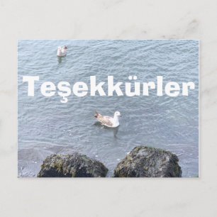 DANK JE KARTJE IN TURKISH BRIEFKAART