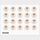 Dank Je Kawaii Donut Kraft Bakery Ronde Sticker (Vel)