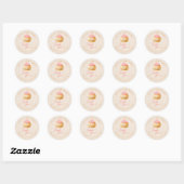 Dank Je Kawaii Kraft Macaron Bakkerij Ronde Sticker (Vel)