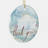 Dank je keramisch ornament (Rechts)