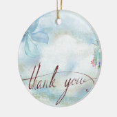 Dank je keramisch ornament (Links)