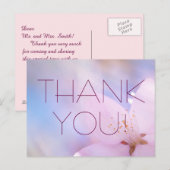 Dank je kers aanpasbaar briefkaart (Voorkant / Achterkant)