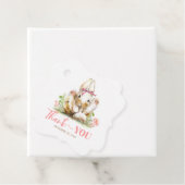 Dank je kleine Bunny verjaardagsfeestje Bedankjes Labels (In situ)