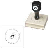 Dank je Kleine Citroen Klein Bedrijf Rubberstempel (Gestempeld)