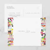 Dank je | Kleur Bazaar Briefkaart (Voorkant / Achterkant)