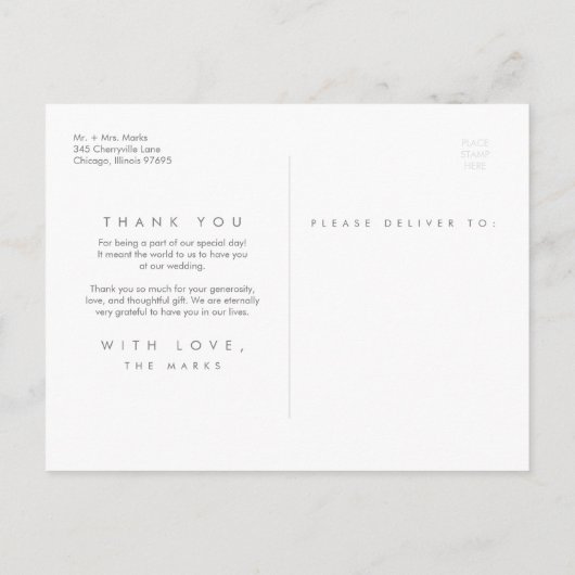 Dank je | Kleur Bazaar Briefkaart (Achterkant)