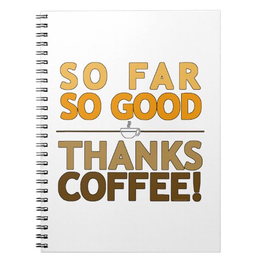 Dank je koffie notitieboek (Voorkant)
