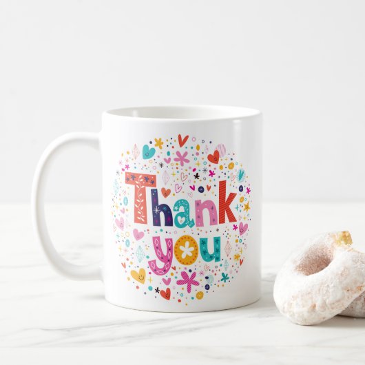 Dank je koffiemok (Met donut)