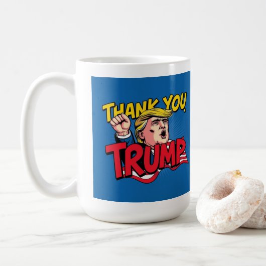 Dank je koffiemok (Met donut)