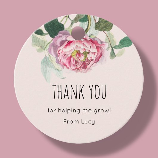 Dank je | Labels voor leerkrachten