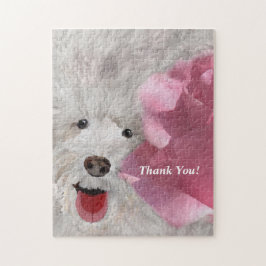 Dank je Labradoodle en Rose Legpuzzel