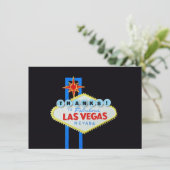 Dank je Las Vegas-evenementen Aankondiging (Staand voorkant)