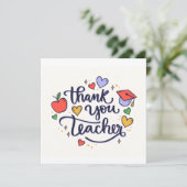 Dank je leraar (Staand voorkant)