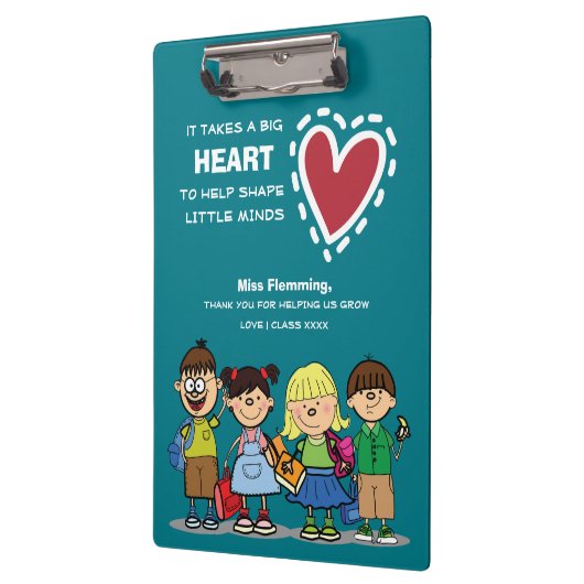 Dank je, leraar. Aangepaste cadeaus Klembord (Links)