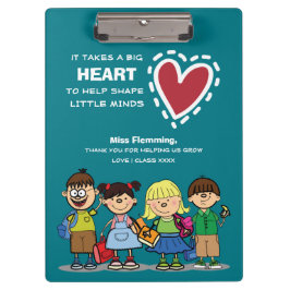 Dank je, leraar. Aangepaste cadeaus Klembord