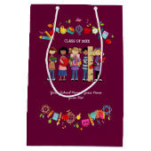 Dank je, leraar. Aangepaste naam Medium Cadeauzakje (Achterkant)