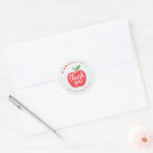 Dank Je Leraar Apple Notitiepapier Ronde Sticker (Envelop)