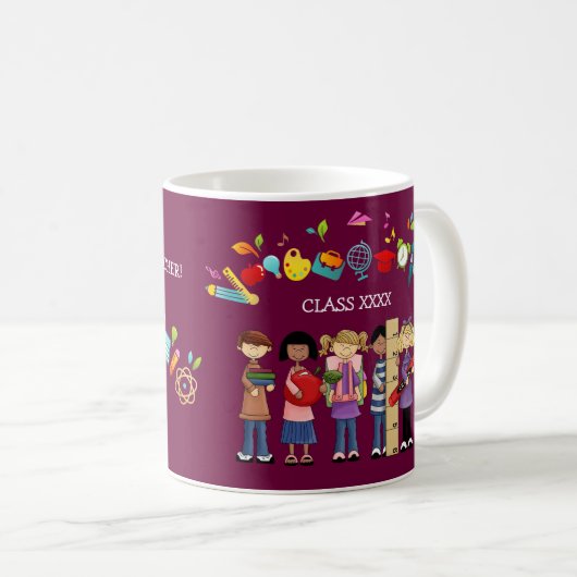 Dank je, leraar. Cadeaubon Koffiemok (Voorkant rechts)