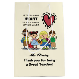 Dank je, leraar. Custom Medium Cadeauzakje