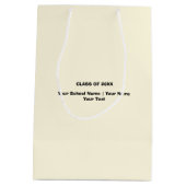 Dank je, leraar. Custom Medium Cadeauzakje (Achterkant)