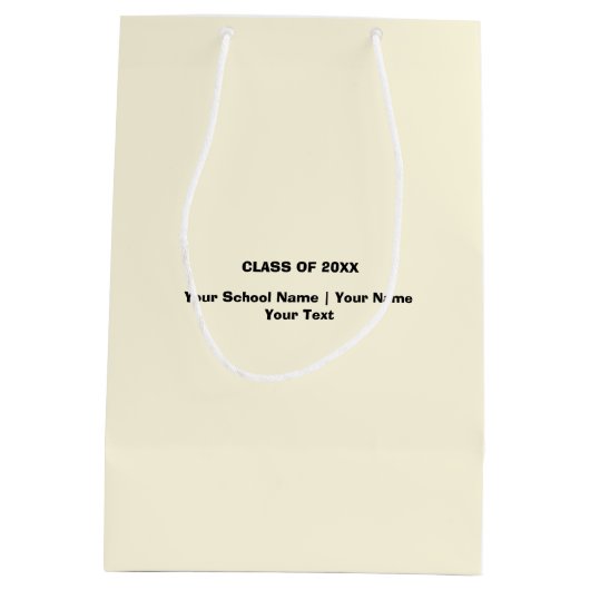 Dank je, leraar. Custom Medium Cadeauzakje (Achterkant)