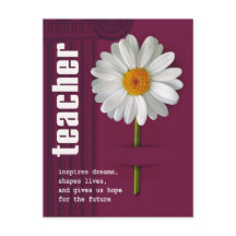 Dank je leraar. Daisy Design