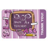 Dank je leraar | De beste leraar Magneet (Horizontaal)