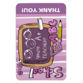 Dank je leraar | De beste leraar Magneet (Verticaal)