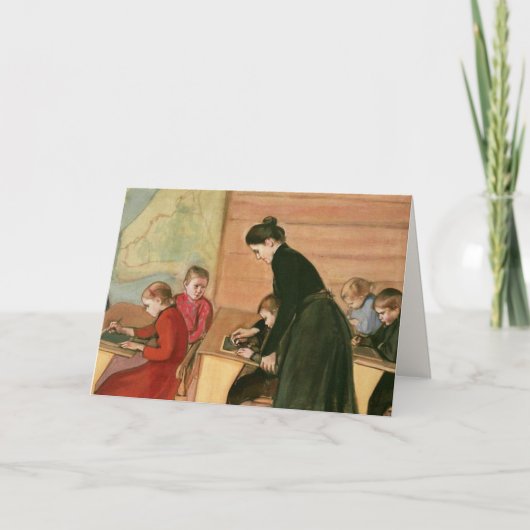 Dank je, leraar. Fine Art Kaart (Voorkant)