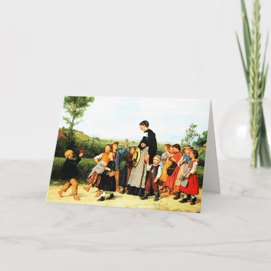 Dank je, leraar. Fine Art Kaart (Voorkant)