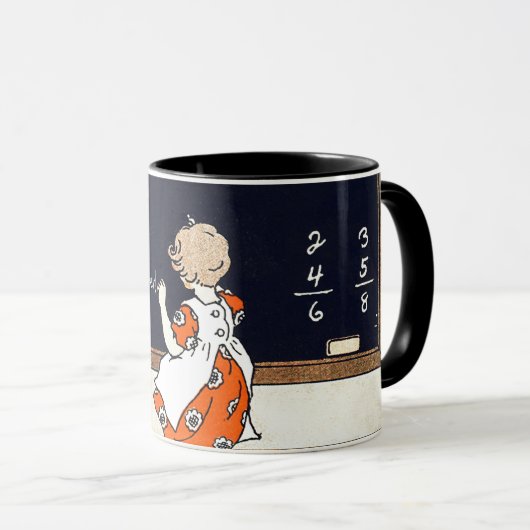 Dank je, leraar.  kunst mok (Voorkant rechts)