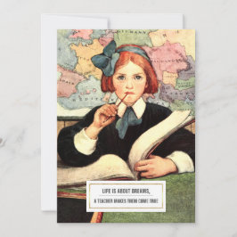 Dank je, leraar.  Kunstvlakke Kaarten