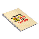 Dank je leraar notitieboek (Rechterzijde)