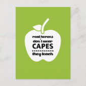 Dank je, leraar. Offerte voor lesgeven Briefkaart (Voorkant)