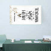 Dank je leraar, Onderwijs is een kunstwerk Spandoek (Beurs)