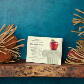 Dank je, leraar. onderwijssymbolen aangepaste naam fotoplaat (Zijkant)