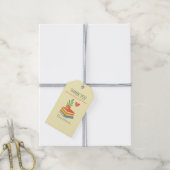 Dank je leraar - oprechte waardering cadeaulabel (Met Touw)